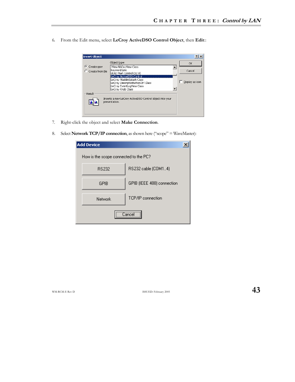 Teledyne LeCroy X-STREAM OSCILLOSCOPES Remote Control User Manual | Page 49 / 305