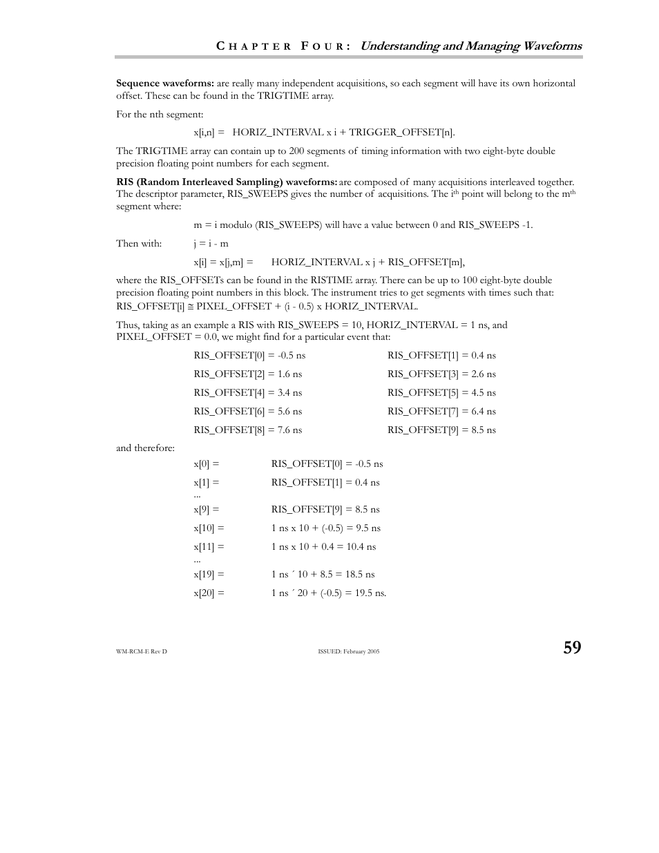 Understanding and managing waveforms | Teledyne LeCroy X-STREAM OSCILLOSCOPES Remote Control User Manual | Page 65 / 305