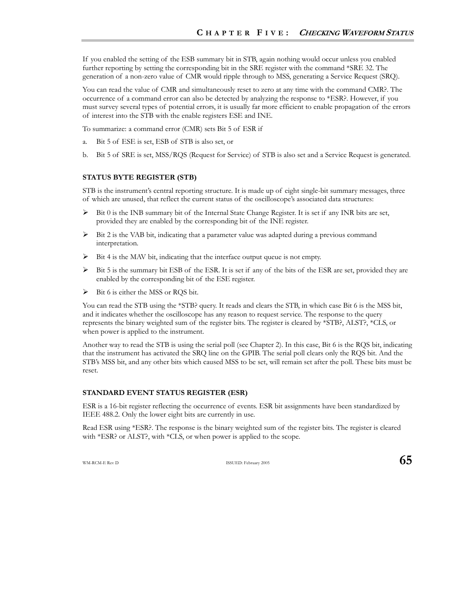 Teledyne LeCroy X-STREAM OSCILLOSCOPES Remote Control User Manual | Page 71 / 305