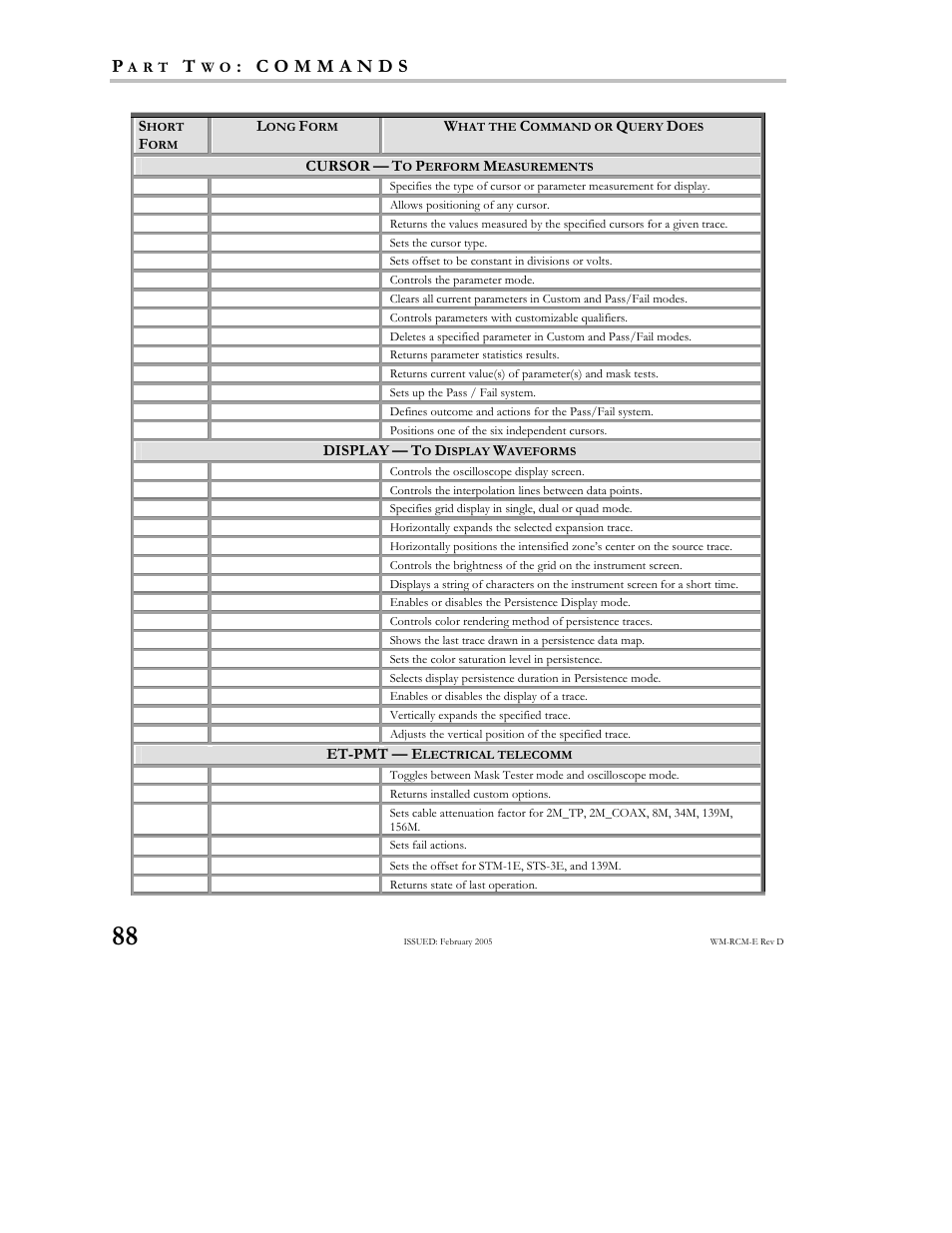 Teledyne LeCroy X-STREAM OSCILLOSCOPES Remote Control User Manual | Page 94 / 305
