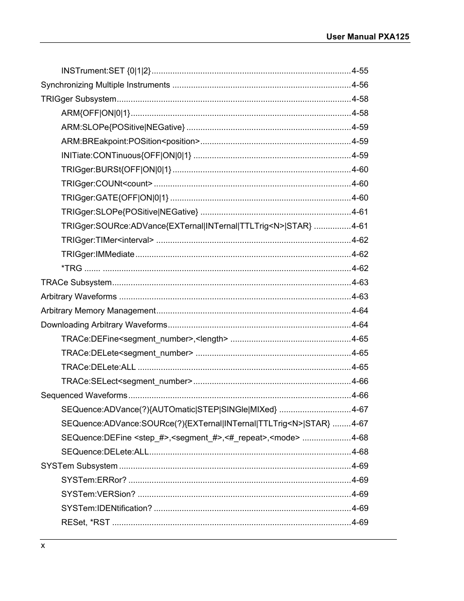 Teledyne LeCroy PXA125 User Manual | Page 10 / 219