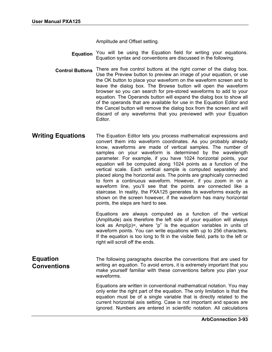 Teledyne LeCroy PXA125 User Manual | Page 107 / 219