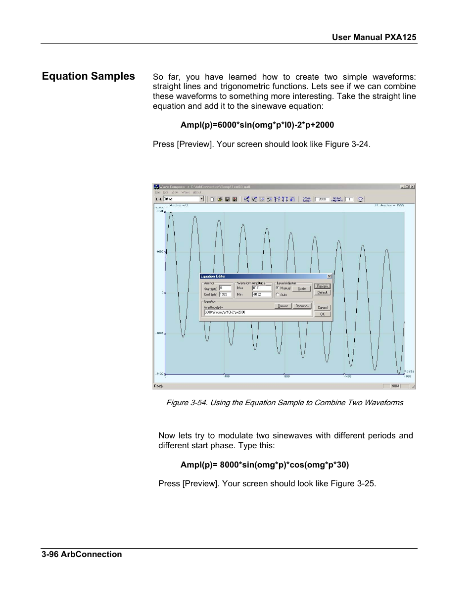 Equation samples | Teledyne LeCroy PXA125 User Manual | Page 110 / 219