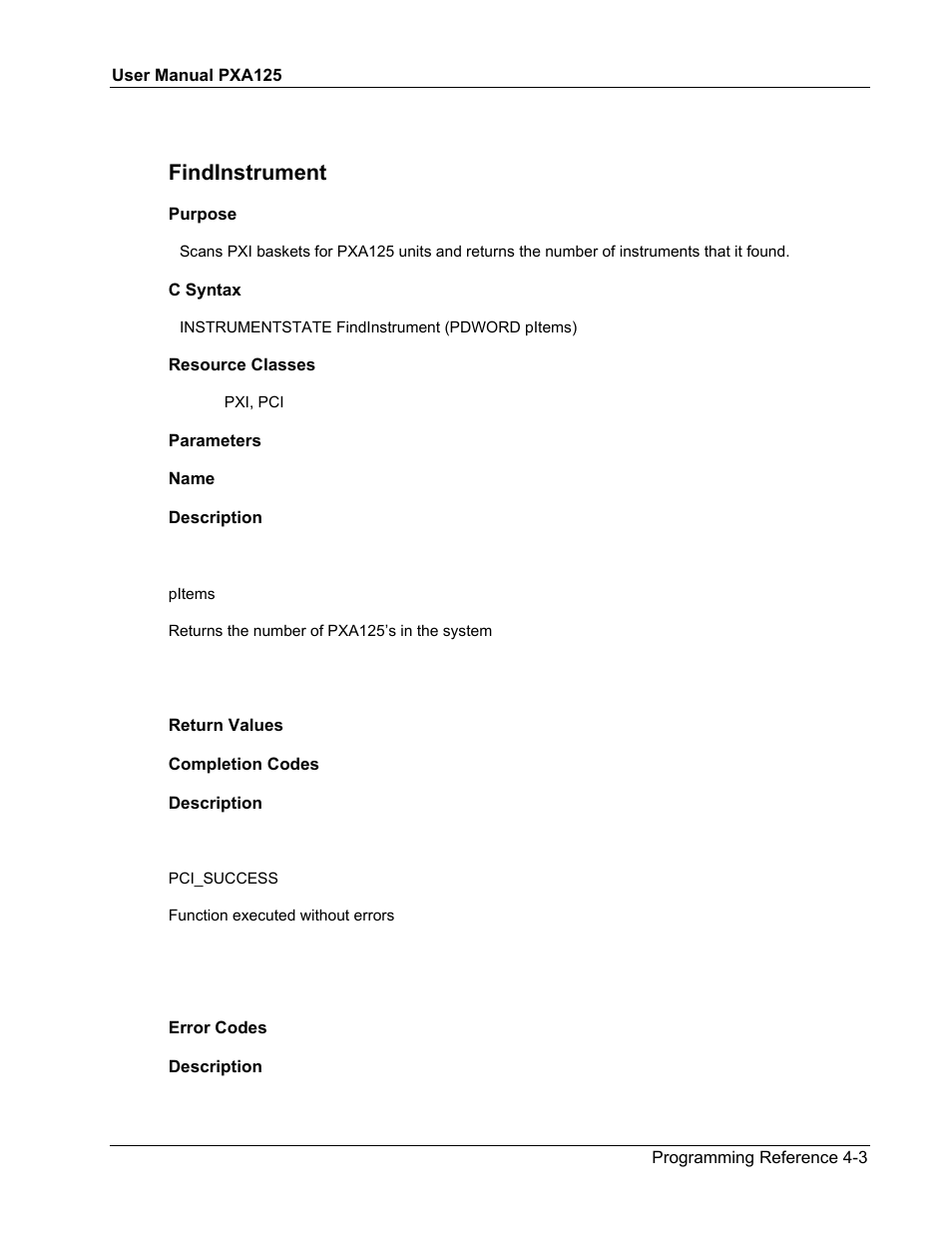 Findinstrument | Teledyne LeCroy PXA125 User Manual | Page 121 / 219