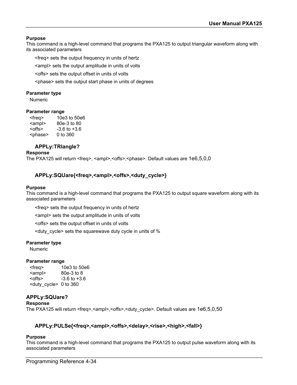 Teledyne LeCroy PXA125 User Manual | Page 152 / 219
