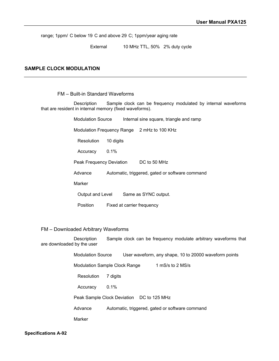 Teledyne LeCroy PXA125 User Manual | Page 210 / 219