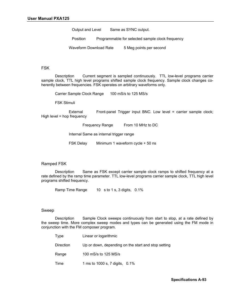 Teledyne LeCroy PXA125 User Manual | Page 211 / 219