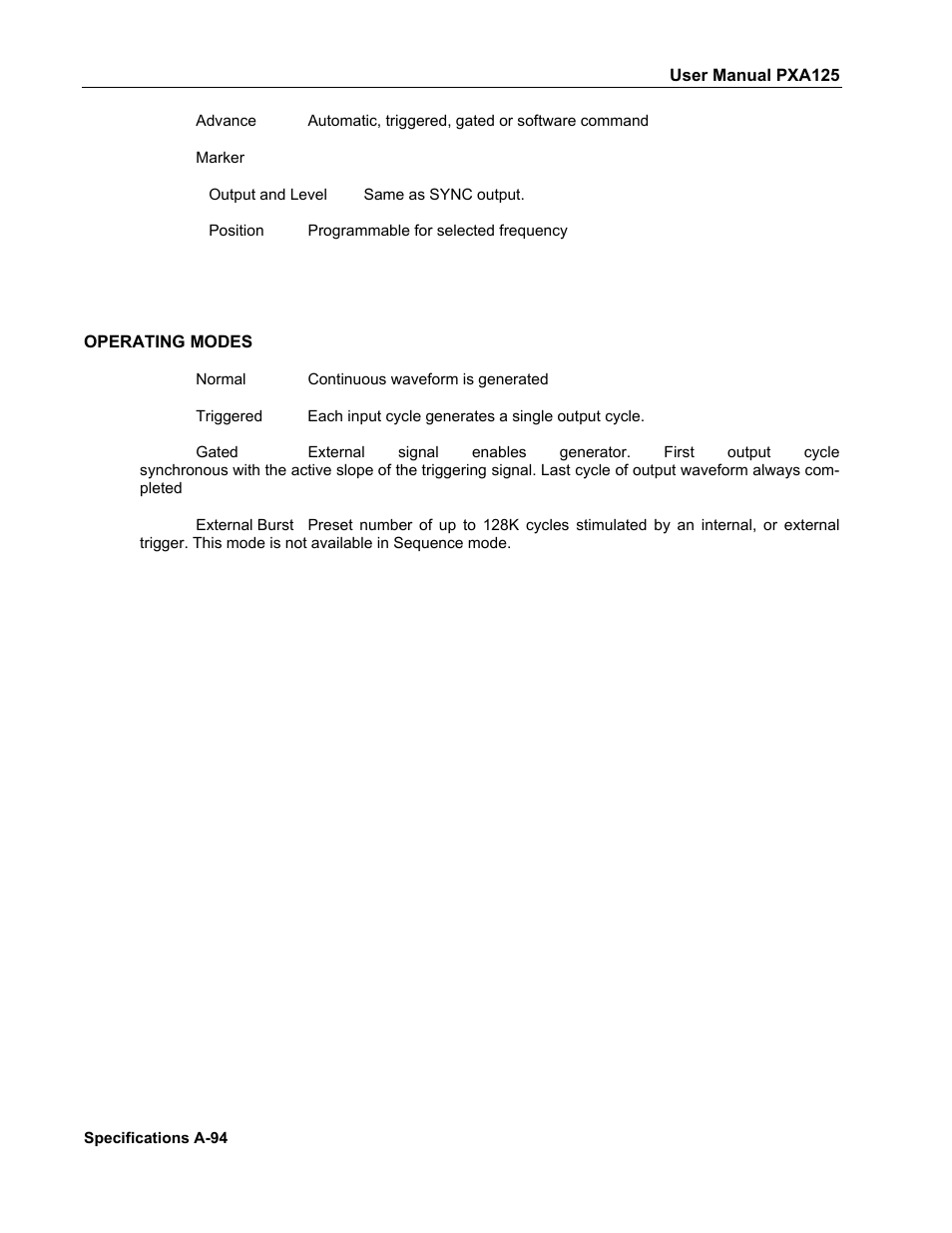 Teledyne LeCroy PXA125 User Manual | Page 212 / 219