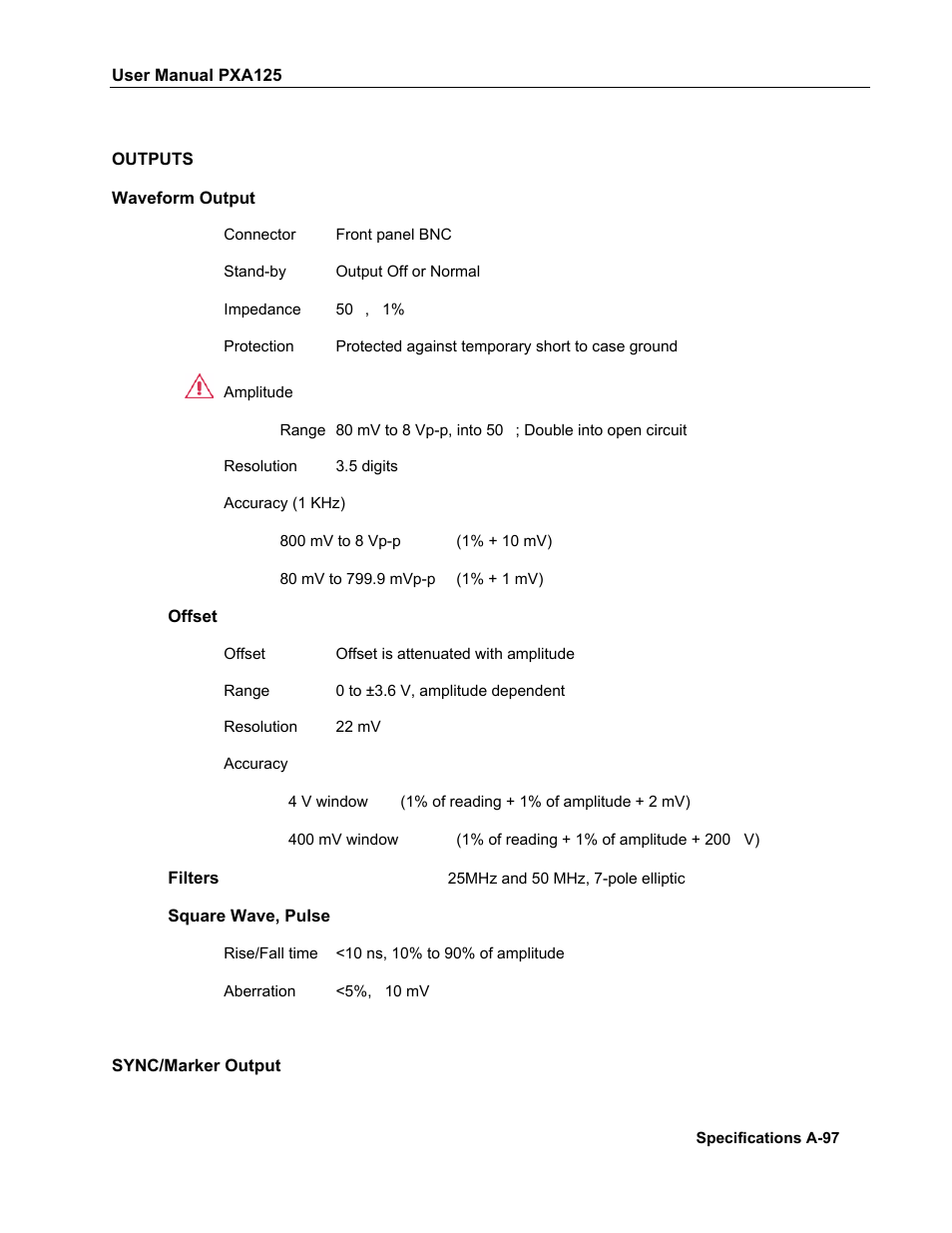 Teledyne LeCroy PXA125 User Manual | Page 215 / 219