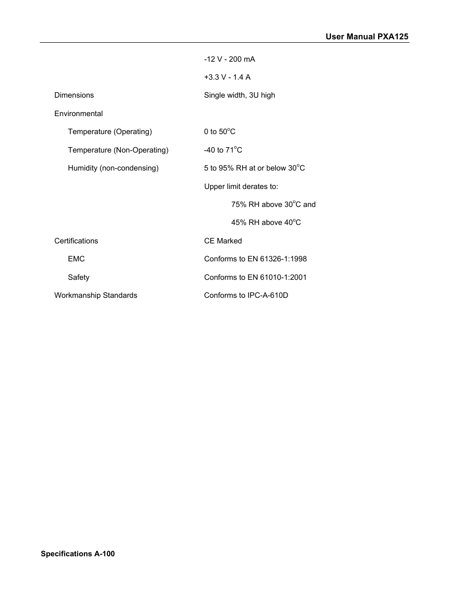 Teledyne LeCroy PXA125 User Manual | Page 218 / 219