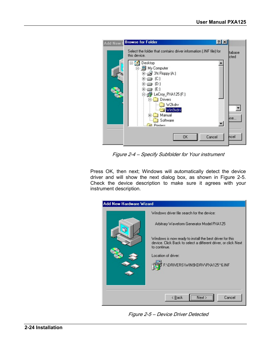Teledyne LeCroy PXA125 User Manual | Page 38 / 219