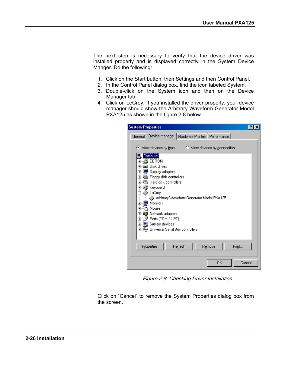 Teledyne LeCroy PXA125 User Manual | Page 40 / 219