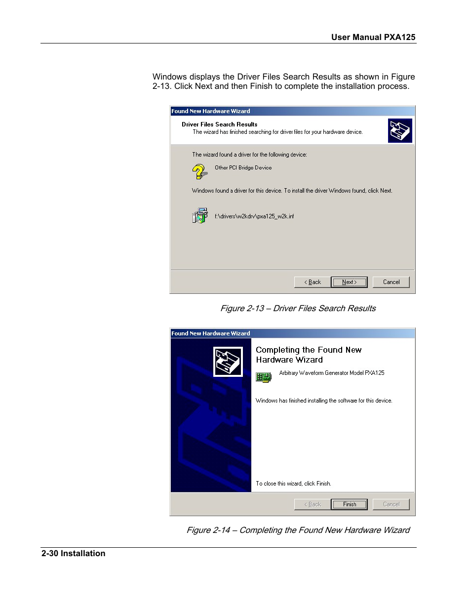 Teledyne LeCroy PXA125 User Manual | Page 44 / 219