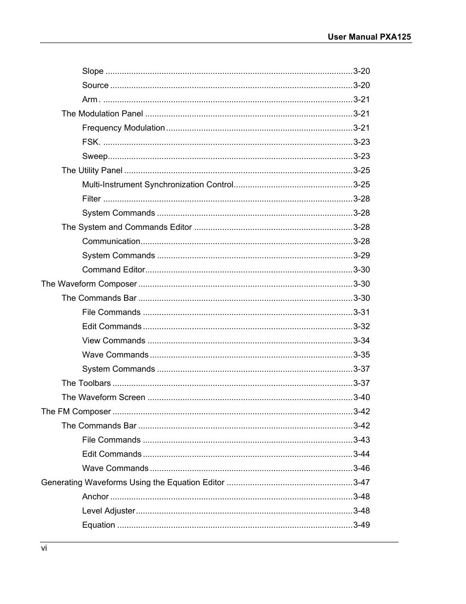 Teledyne LeCroy PXA125 User Manual | Page 6 / 219