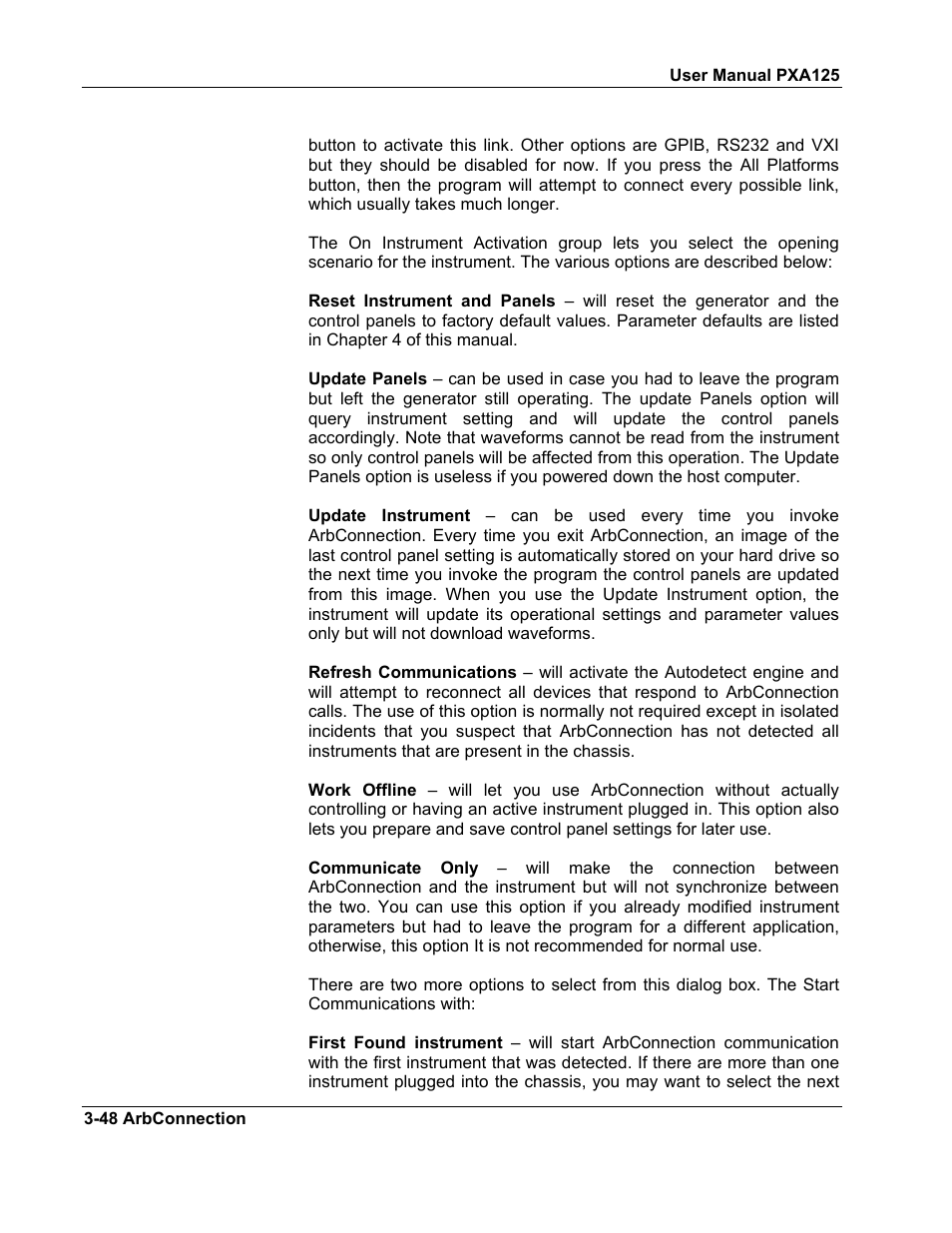 Teledyne LeCroy PXA125 User Manual | Page 62 / 219