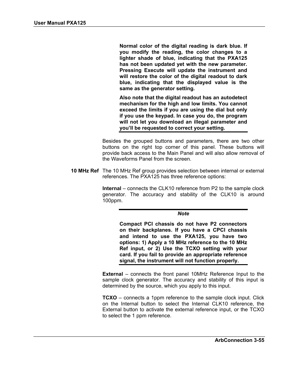 Teledyne LeCroy PXA125 User Manual | Page 69 / 219