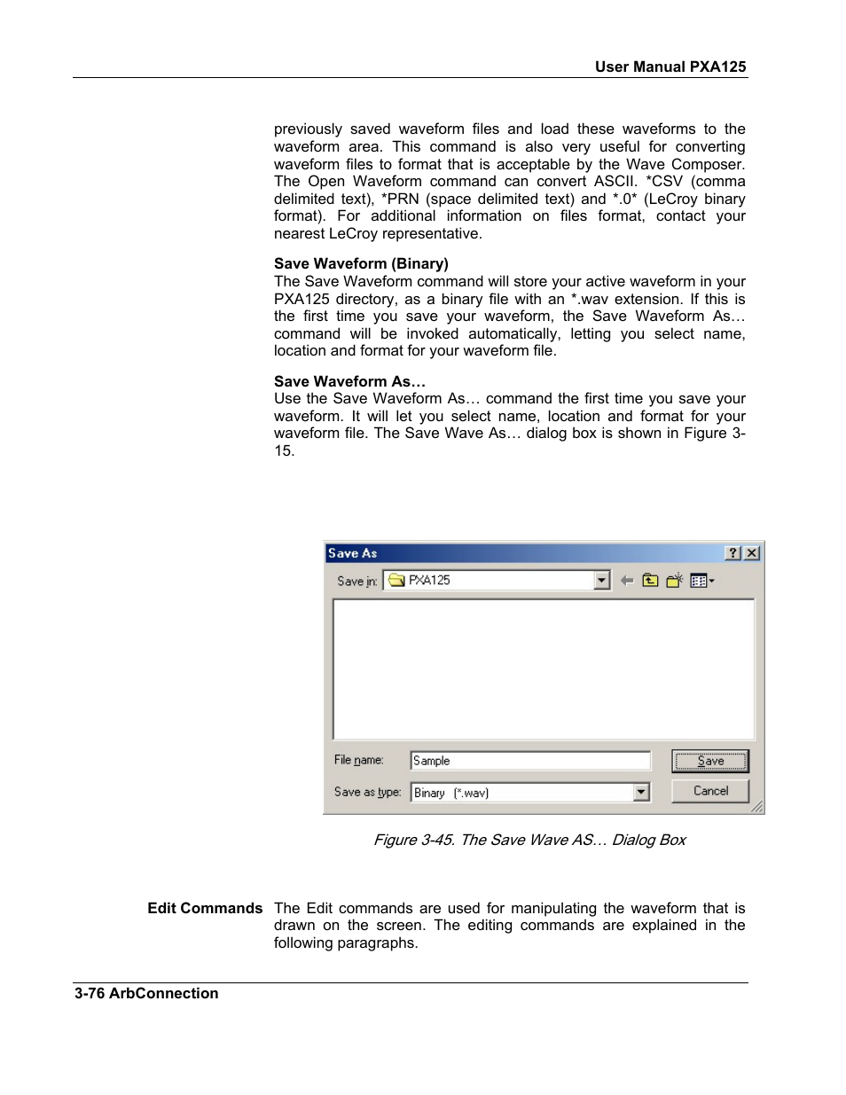 Teledyne LeCroy PXA125 User Manual | Page 90 / 219