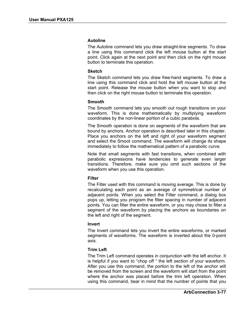 Teledyne LeCroy PXA125 User Manual | Page 91 / 219