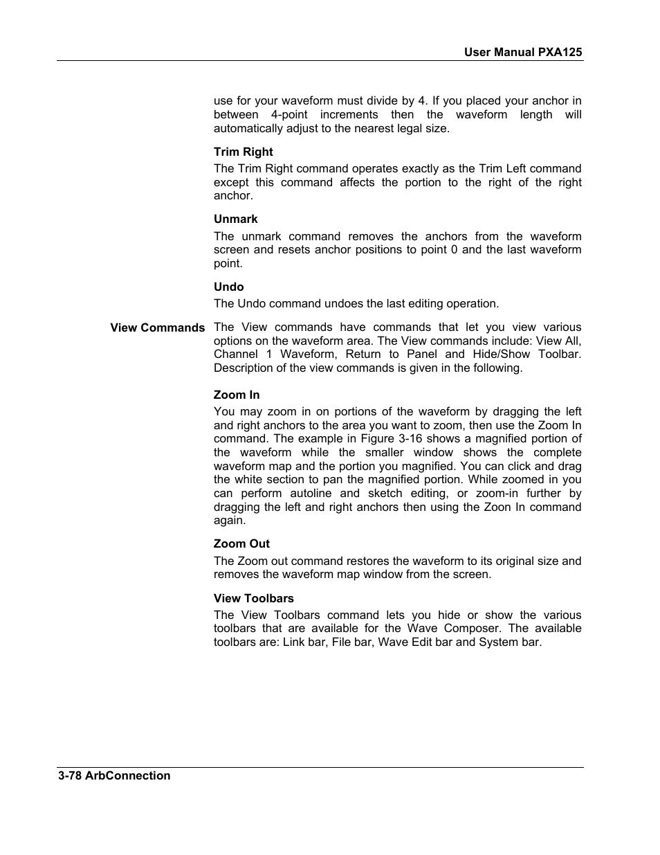 Teledyne LeCroy PXA125 User Manual | Page 92 / 219