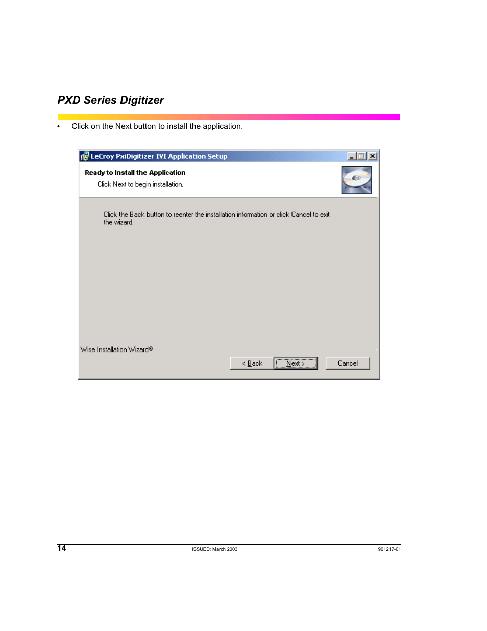 Pxd series digitizer | Teledyne LeCroy PXD Series User Manual | Page 18 / 42