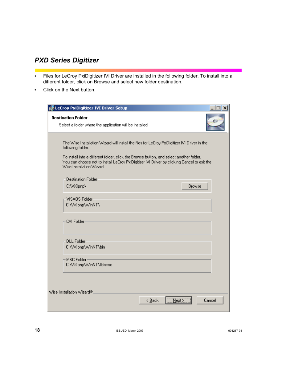 Pxd series digitizer | Teledyne LeCroy PXD Series User Manual | Page 22 / 42