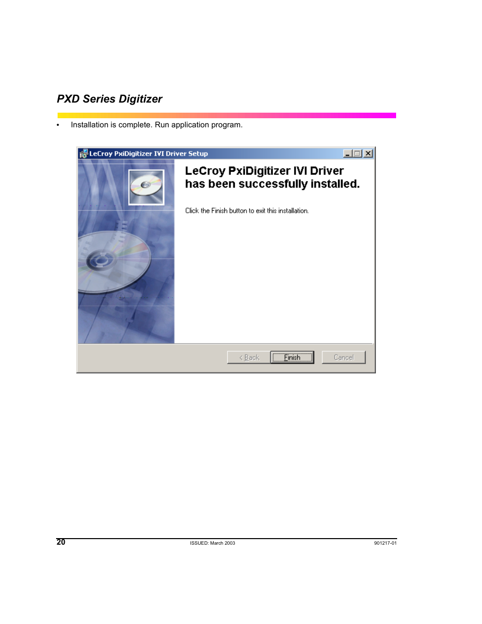 Pxd series digitizer | Teledyne LeCroy PXD Series User Manual | Page 24 / 42