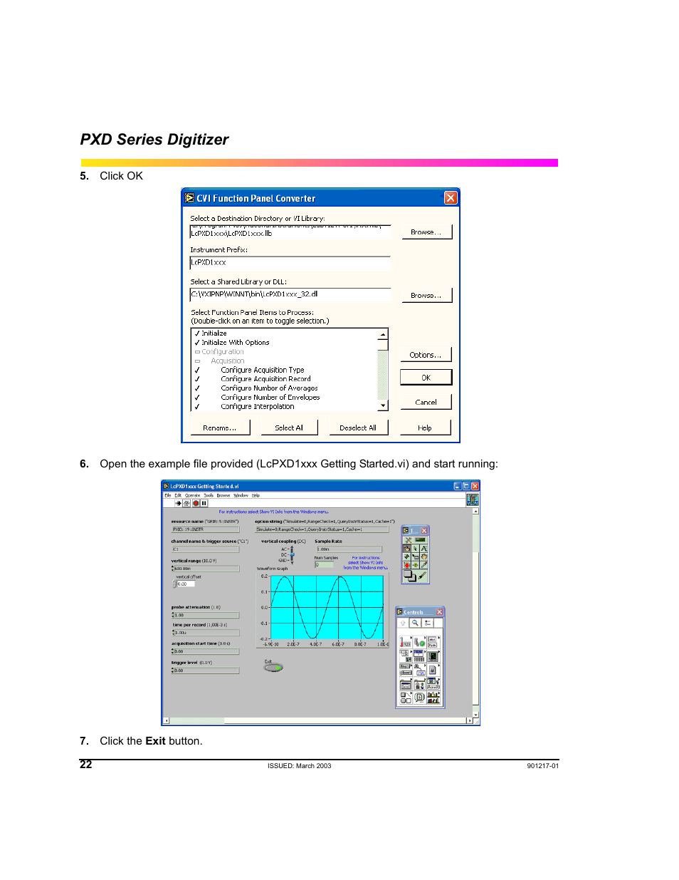 Pxd series digitizer | Teledyne LeCroy PXD Series User Manual | Page 26 / 42