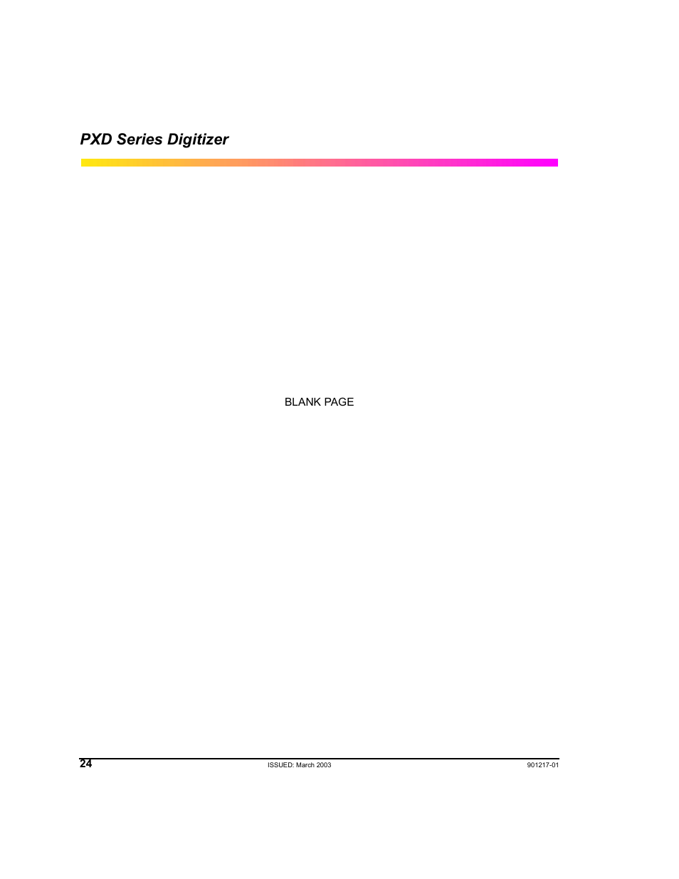 Pxd series digitizer | Teledyne LeCroy PXD Series User Manual | Page 28 / 42