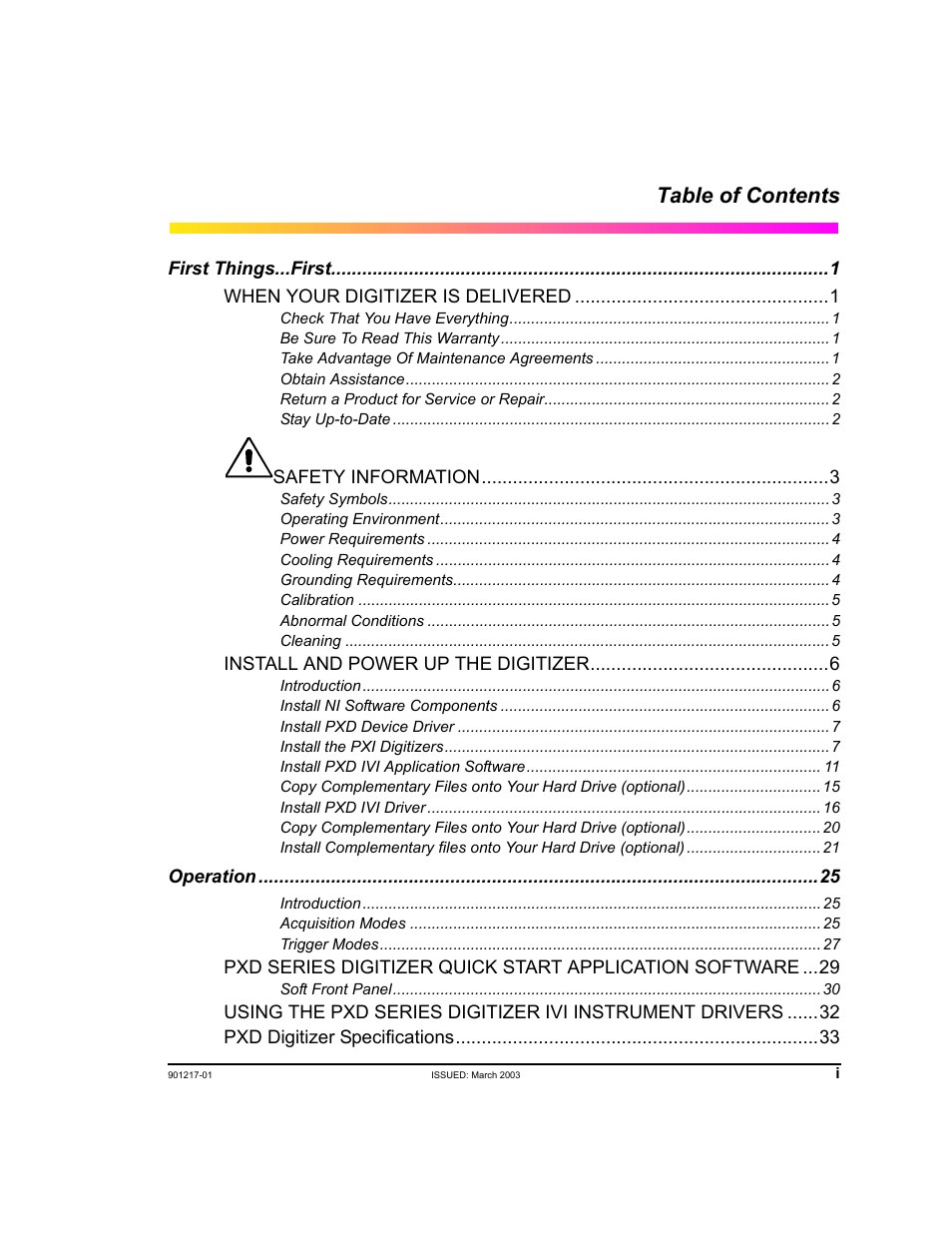 Teledyne LeCroy PXD Series User Manual | Page 3 / 42