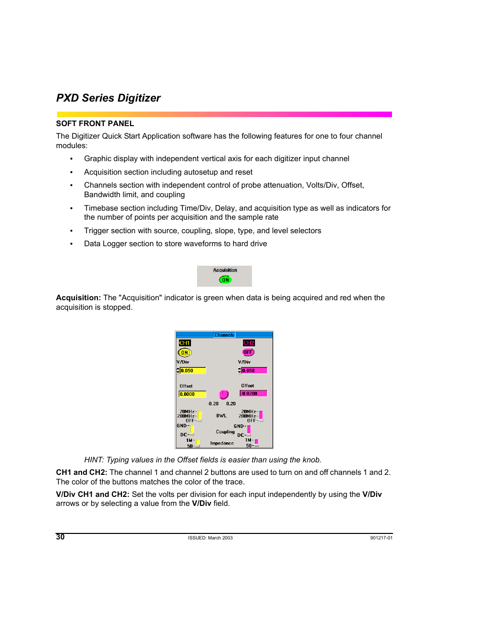 Pxd series digitizer | Teledyne LeCroy PXD Series User Manual | Page 34 / 42