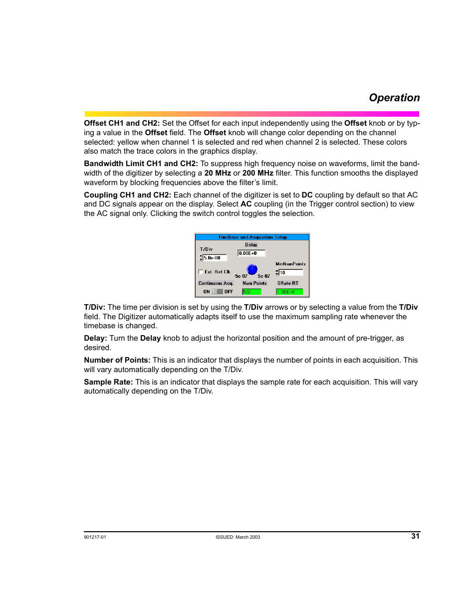 Operation | Teledyne LeCroy PXD Series User Manual | Page 35 / 42