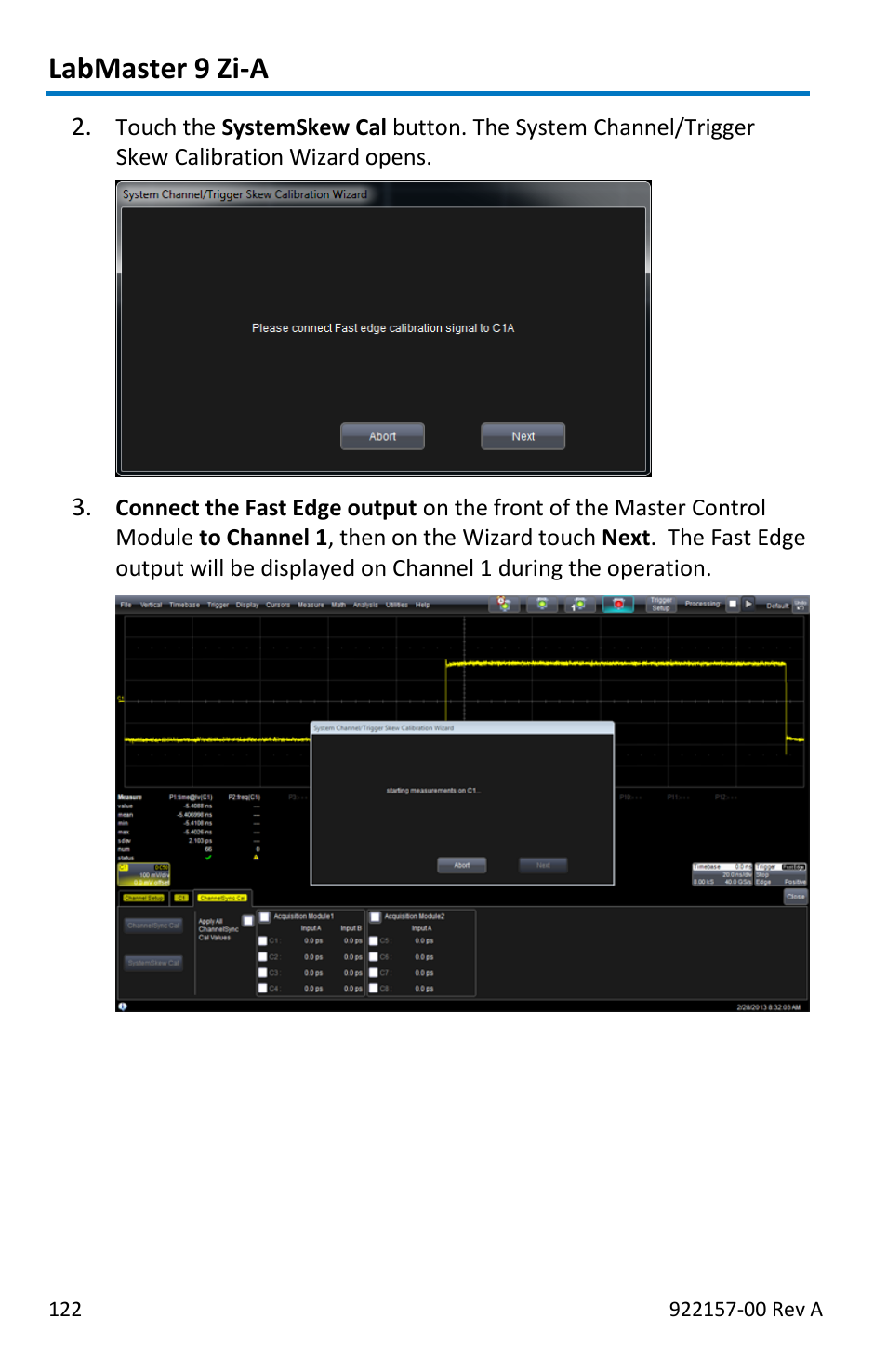 Labmaster 9 zi-a | Teledyne LeCroy LabMaster 9Zi-A User Manual | Page 130 / 264