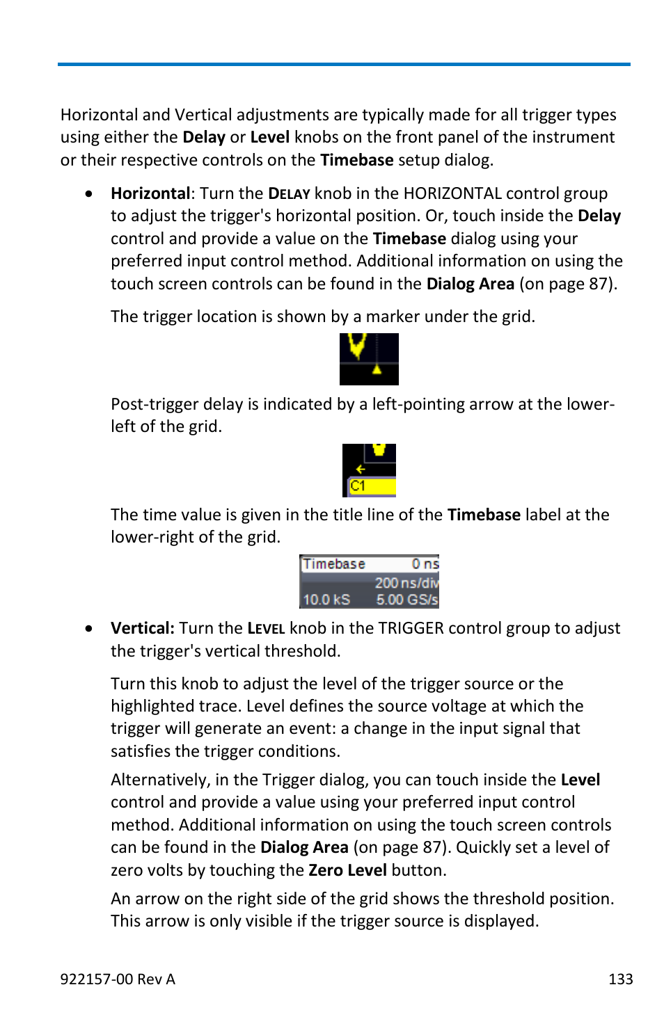 Trigger settings | Teledyne LeCroy LabMaster 9Zi-A User Manual | Page 141 / 264