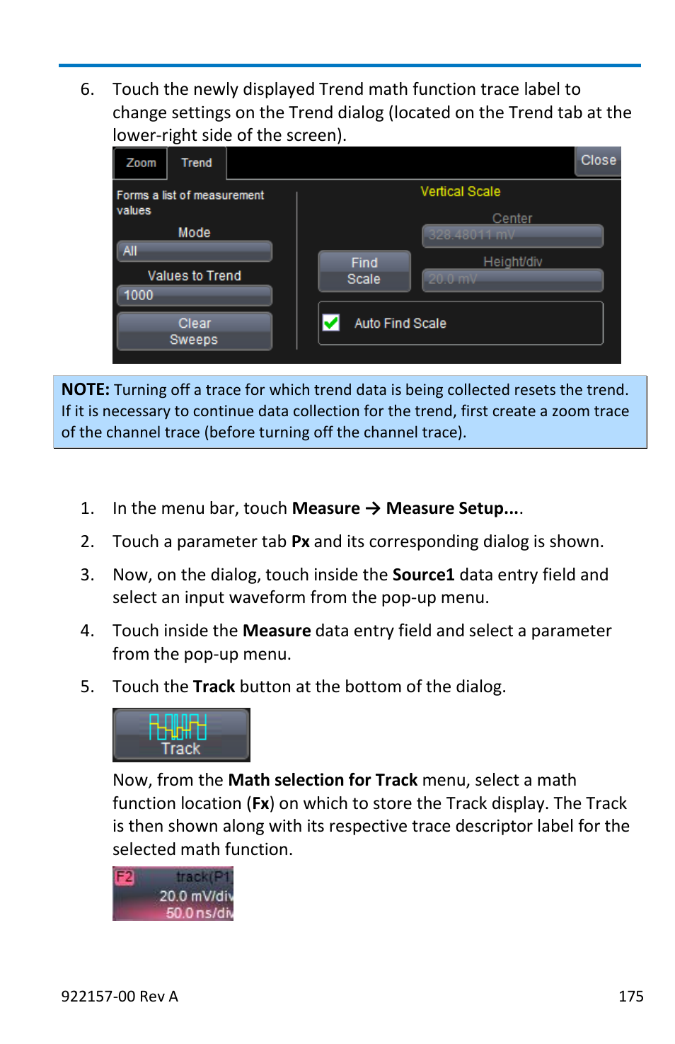 Creating a track view | Teledyne LeCroy LabMaster 9Zi-A User Manual | Page 183 / 264