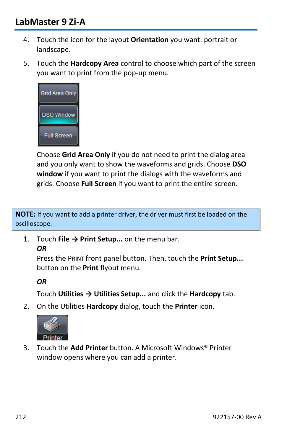 Labmaster 9 zi-a | Teledyne LeCroy LabMaster 9Zi-A User Manual | Page 220 / 264