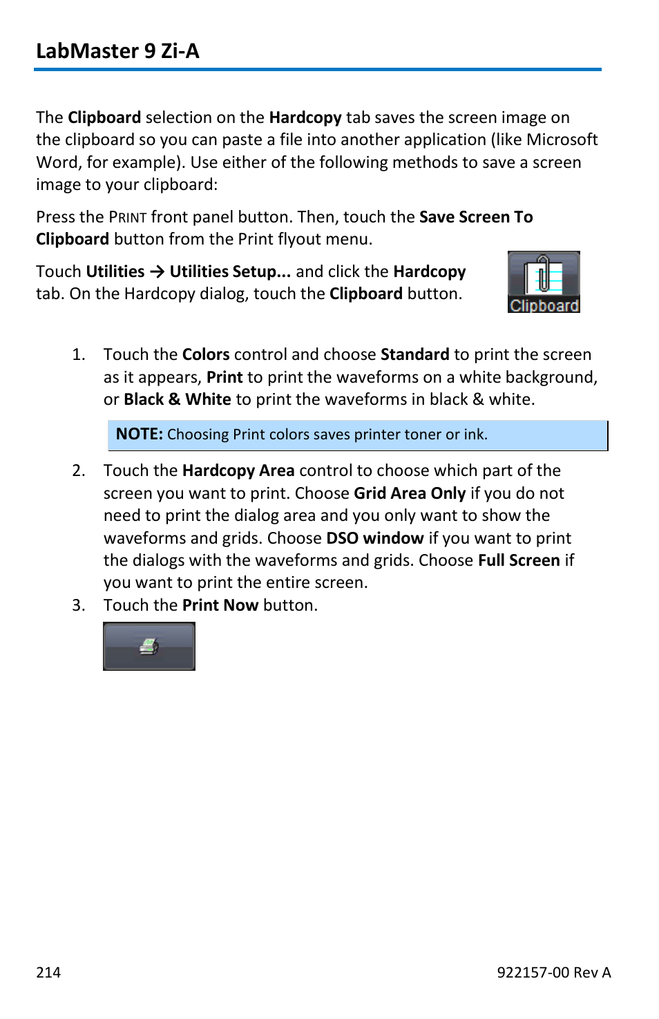 Labmaster 9 zi-a | Teledyne LeCroy LabMaster 9Zi-A User Manual | Page 222 / 264