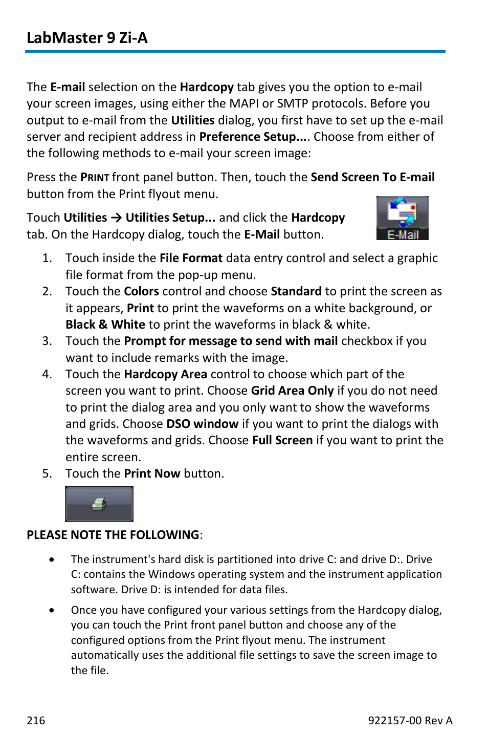 Labmaster 9 zi-a | Teledyne LeCroy LabMaster 9Zi-A User Manual | Page 224 / 264