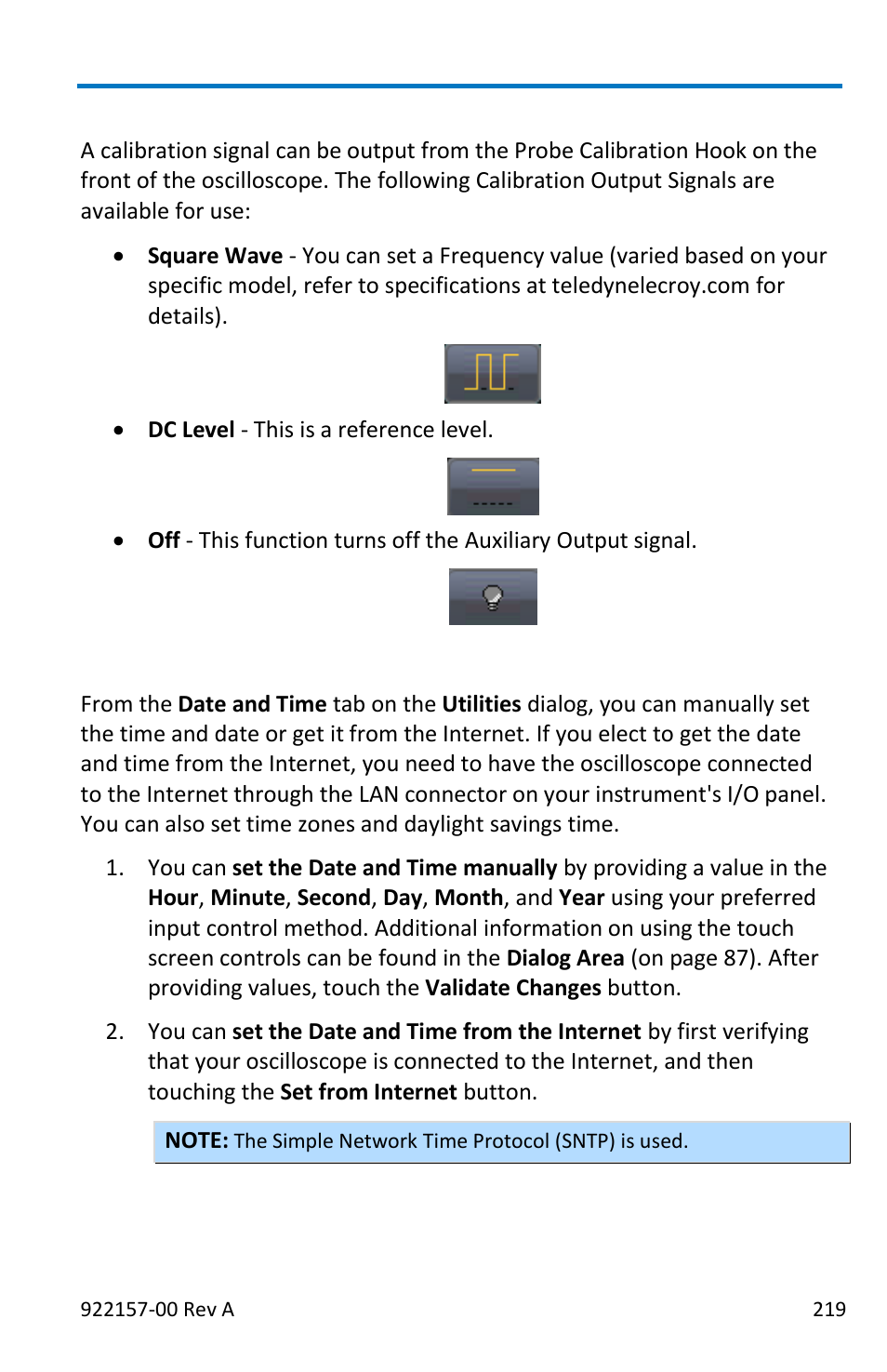 Date/time | Teledyne LeCroy LabMaster 9Zi-A User Manual | Page 227 / 264