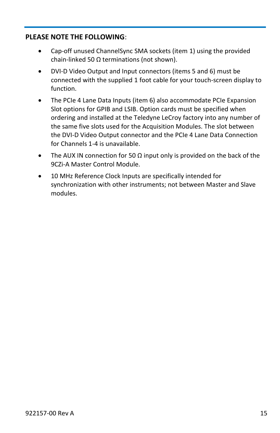 Getting started manual | Teledyne LeCroy LabMaster 9Zi-A User Manual | Page 23 / 264