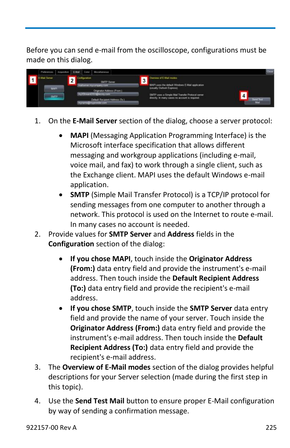 E-mail | Teledyne LeCroy LabMaster 9Zi-A User Manual | Page 233 / 264