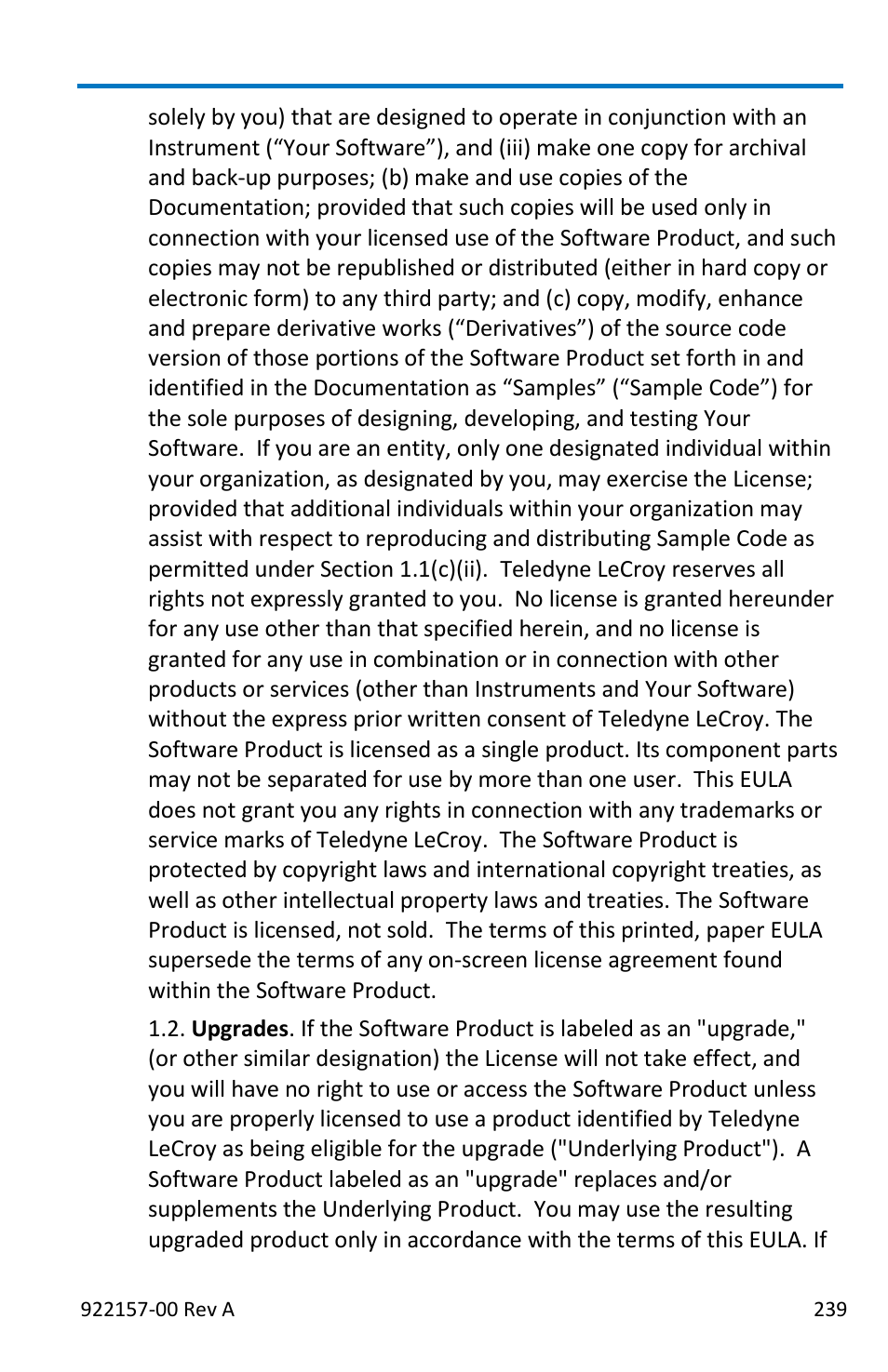 Teledyne LeCroy LabMaster 9Zi-A User Manual | Page 247 / 264