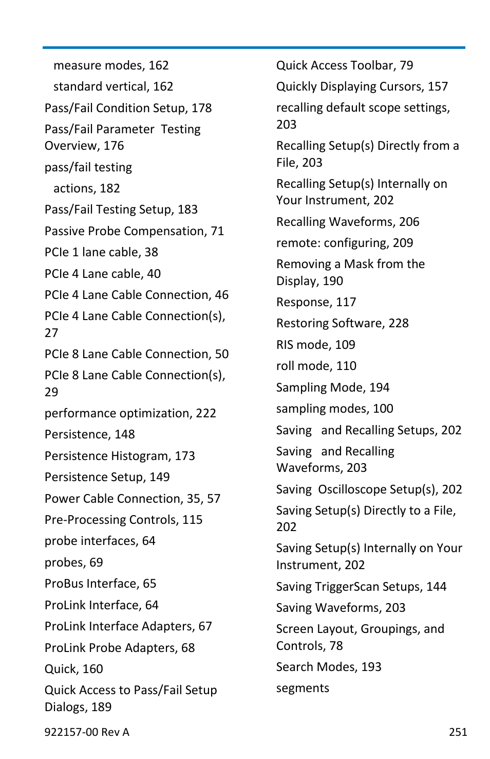 Teledyne LeCroy LabMaster 9Zi-A User Manual | Page 259 / 264
