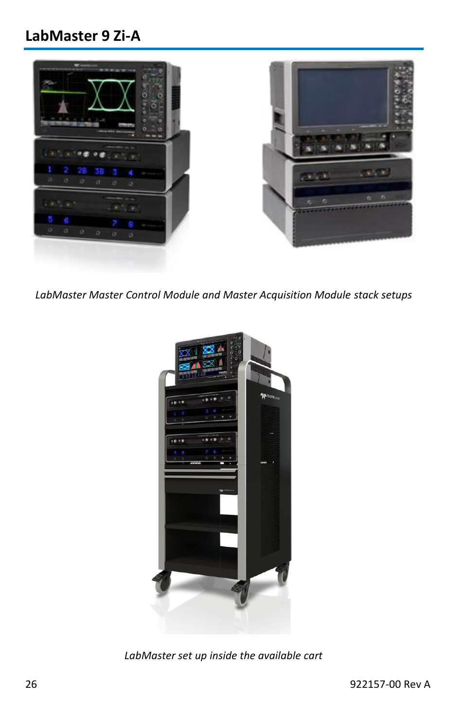 Labmaster 9 zi-a | Teledyne LeCroy LabMaster 9Zi-A User Manual | Page 34 / 264