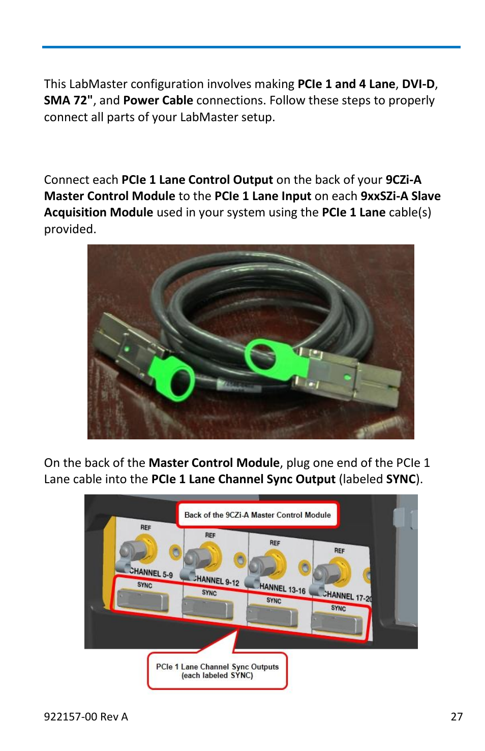 9czi-a master control module configuration | Teledyne LeCroy LabMaster 9Zi-A User Manual | Page 35 / 264