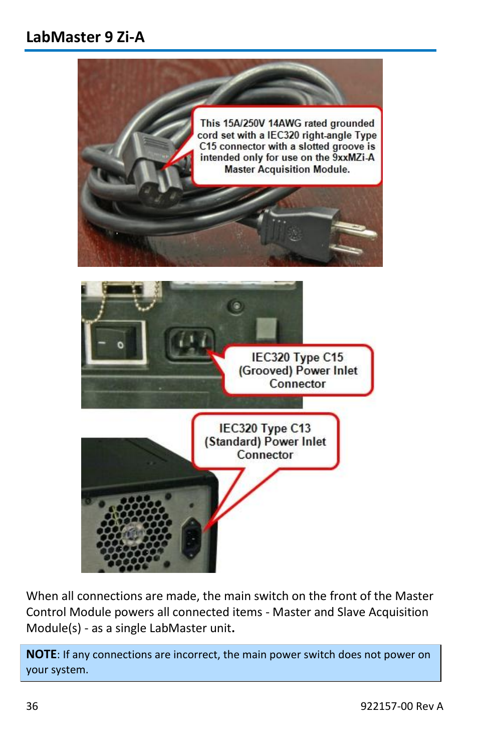 Labmaster 9 zi-a | Teledyne LeCroy LabMaster 9Zi-A User Manual | Page 44 / 264