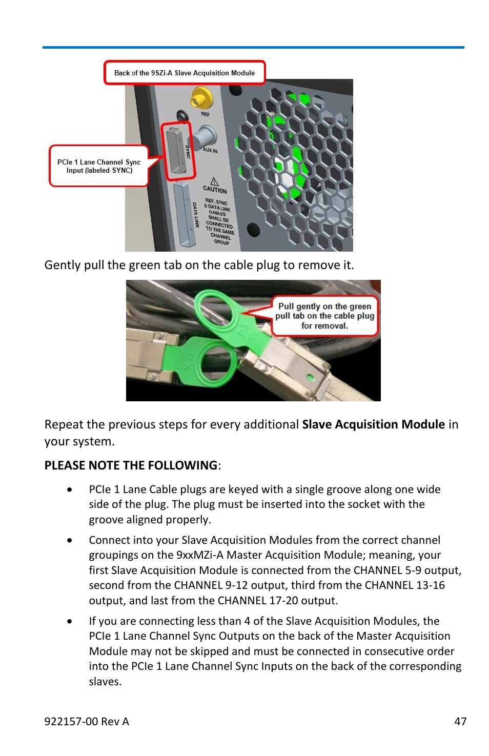 Getting started manual | Teledyne LeCroy LabMaster 9Zi-A User Manual | Page 55 / 264