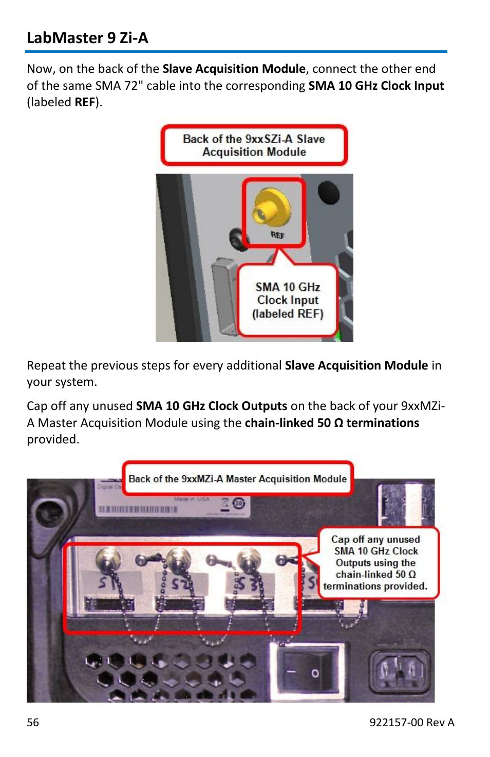 Labmaster 9 zi-a | Teledyne LeCroy LabMaster 9Zi-A User Manual | Page 64 / 264