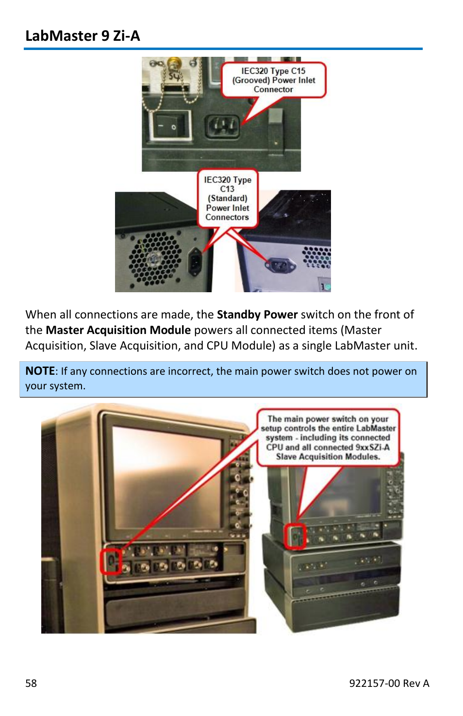 Labmaster 9 zi-a | Teledyne LeCroy LabMaster 9Zi-A User Manual | Page 66 / 264