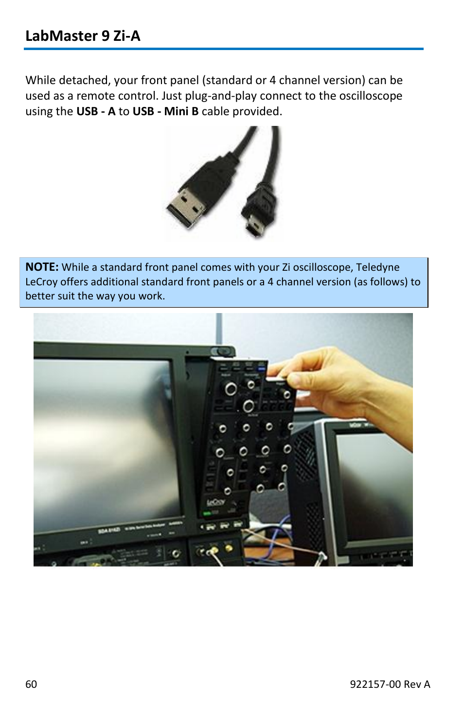 Labmaster 9 zi-a | Teledyne LeCroy LabMaster 9Zi-A User Manual | Page 68 / 264