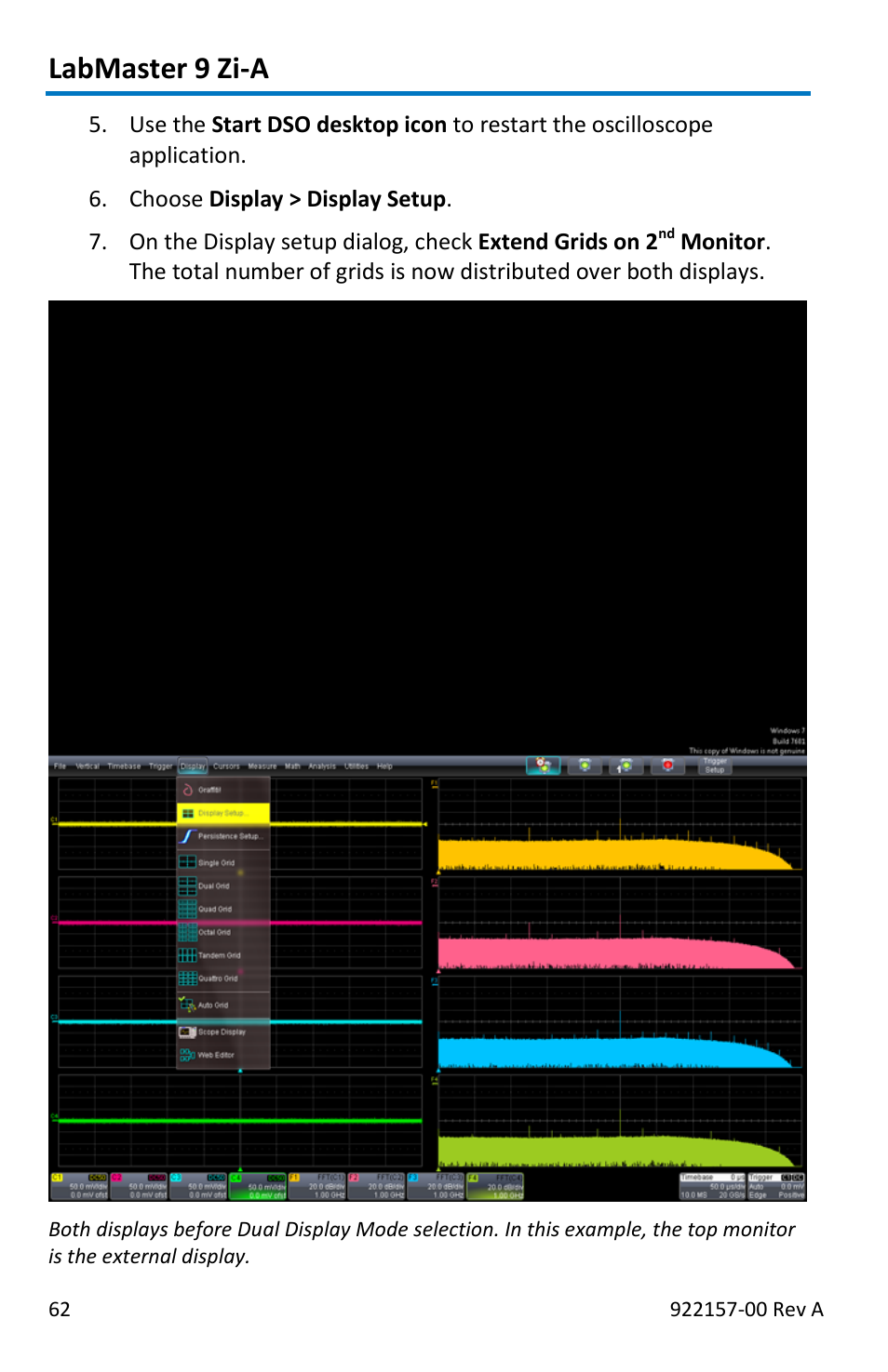 Labmaster 9 zi-a | Teledyne LeCroy LabMaster 9Zi-A User Manual | Page 70 / 264